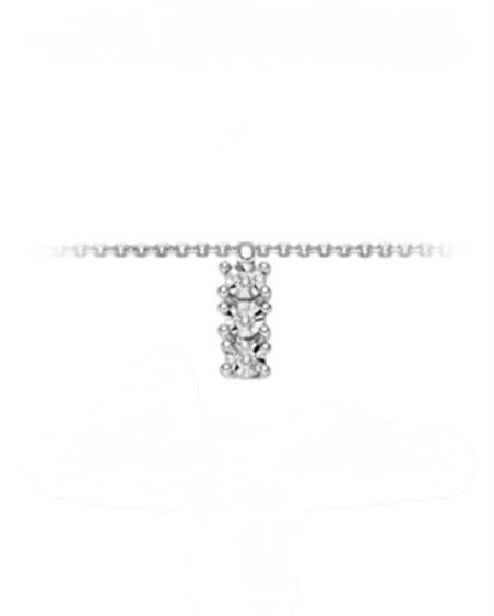 Collana Oro Gioia Donna in Oro bianco Diamante 0.03 Ct OPT13153.003 - OPT13153.003